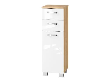 LIVARNO® Koupelnová skříňka Palermo, bílá/dub