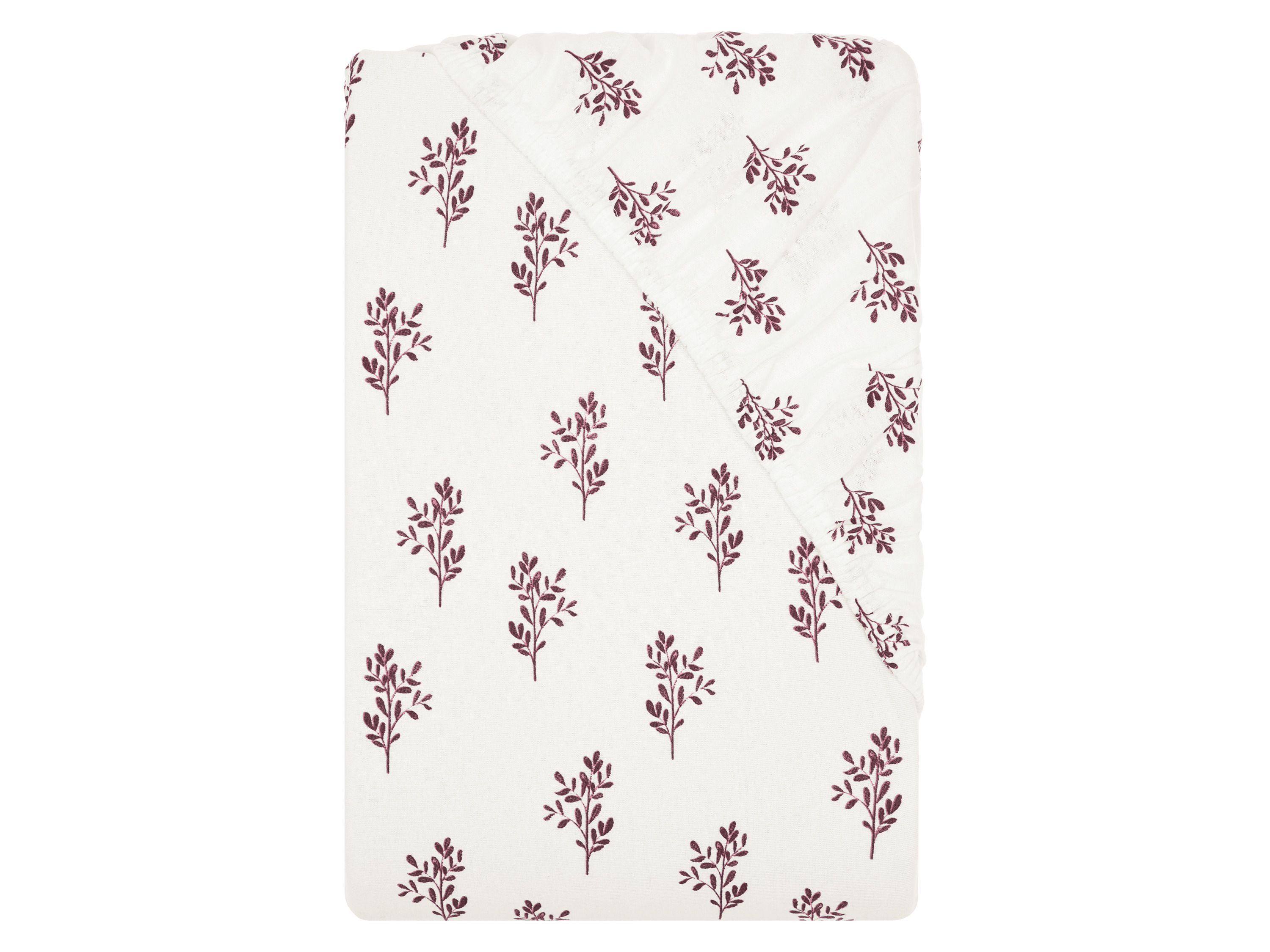 Livarno® Žerzejové napínací prostěradlo, 90-100 x 200 cm (větve)
