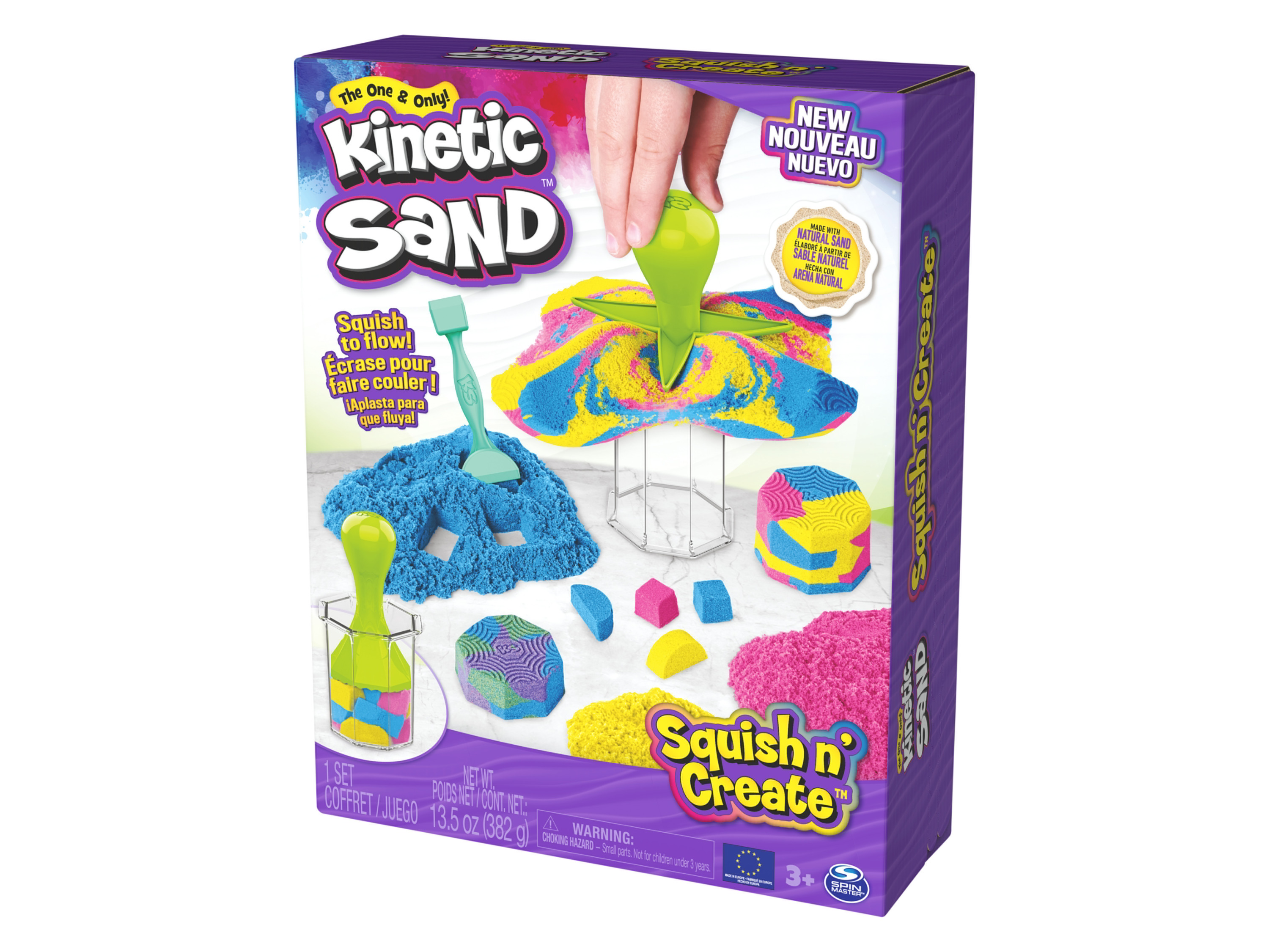 Kinetic Sand Kinetický písek Squish N' Create