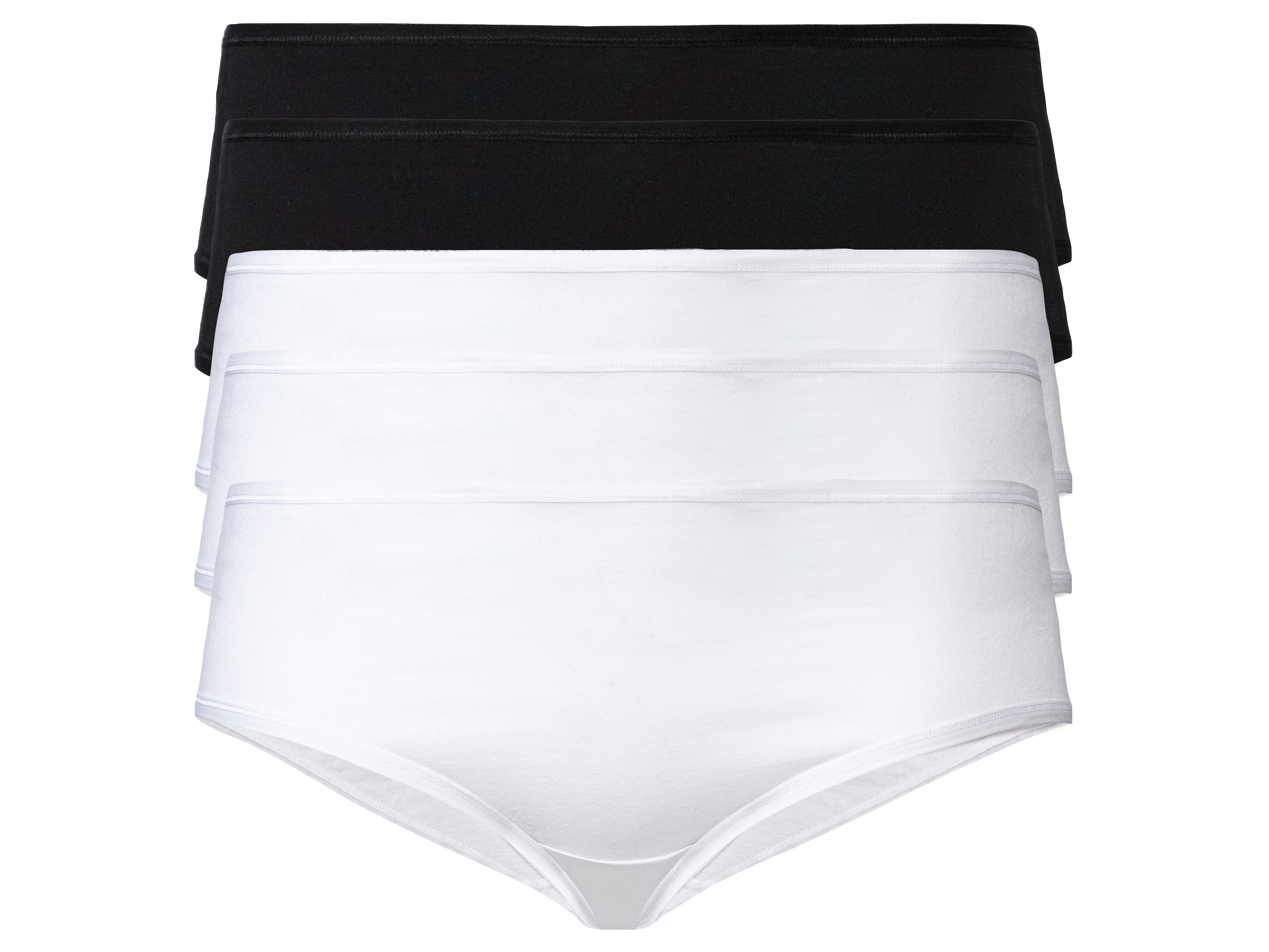 esmara® Dámské kalhotky Xxl, 5 kusů (3Xl(56/58), černá/bílá)