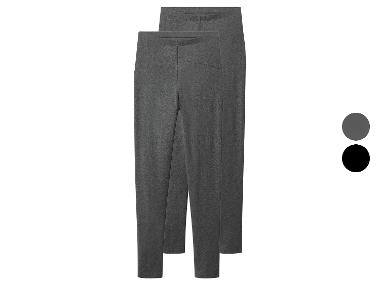 esmara® Dámské těhotenské legíny s BIO bavlnou, 2 kusy