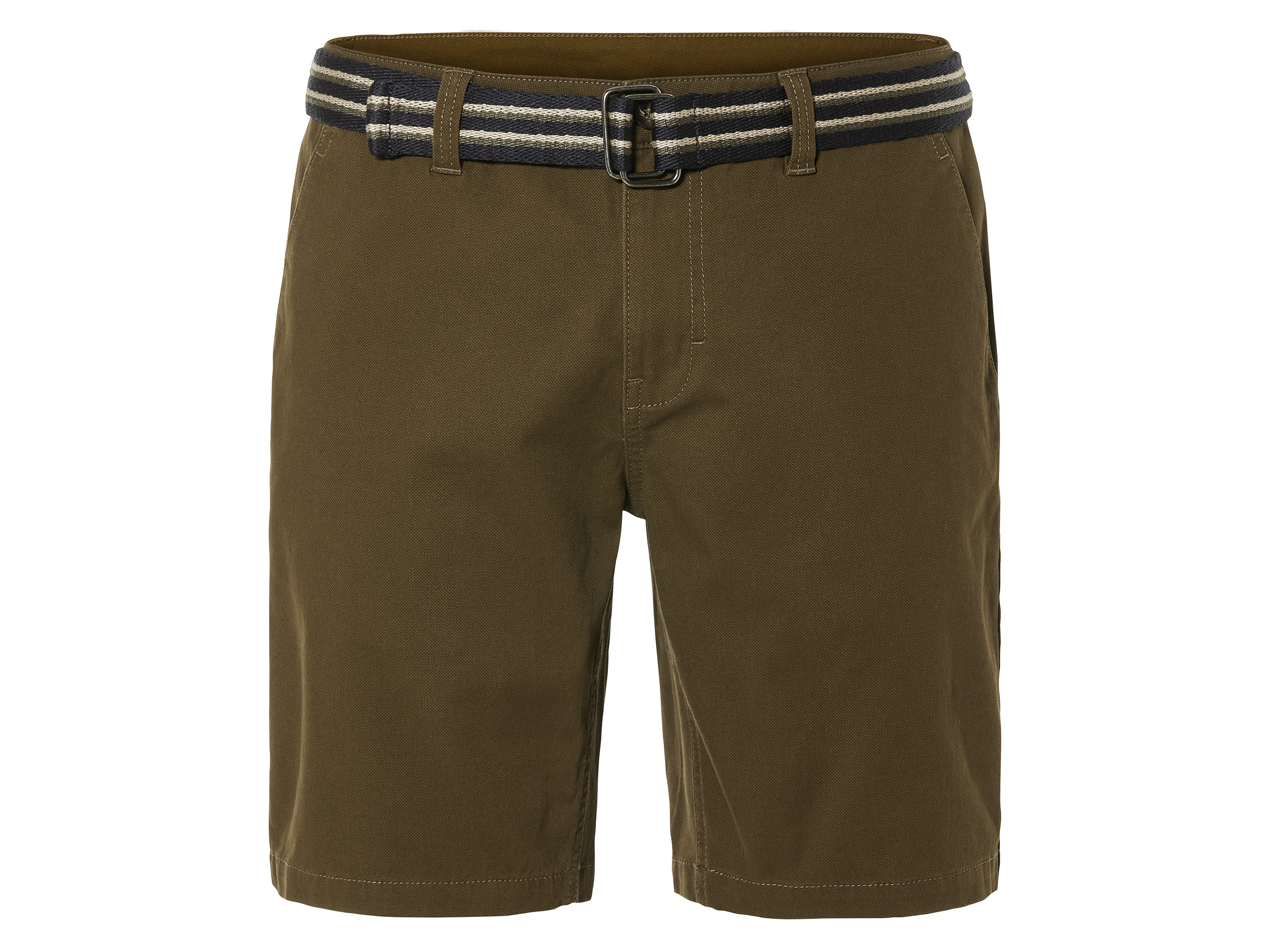 Livergy® Pánské chino bermudy (46, olivová)