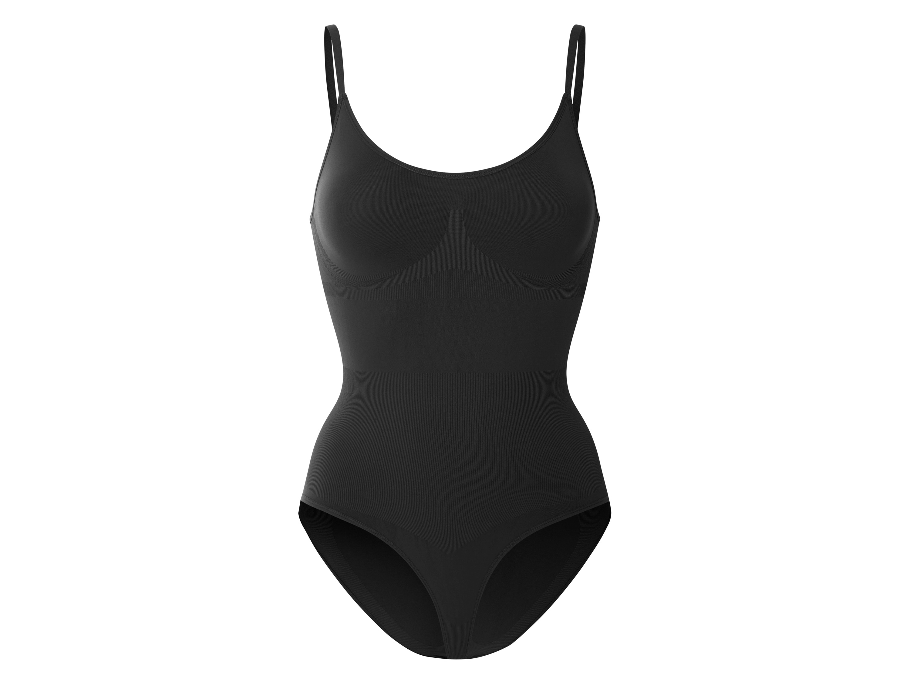 esmara® Dámské bezešvé tvarující body (černá, M(40/42))