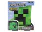 Světlo Minecraft Creeper v balení, vydávající zvuky po zapnutí.
