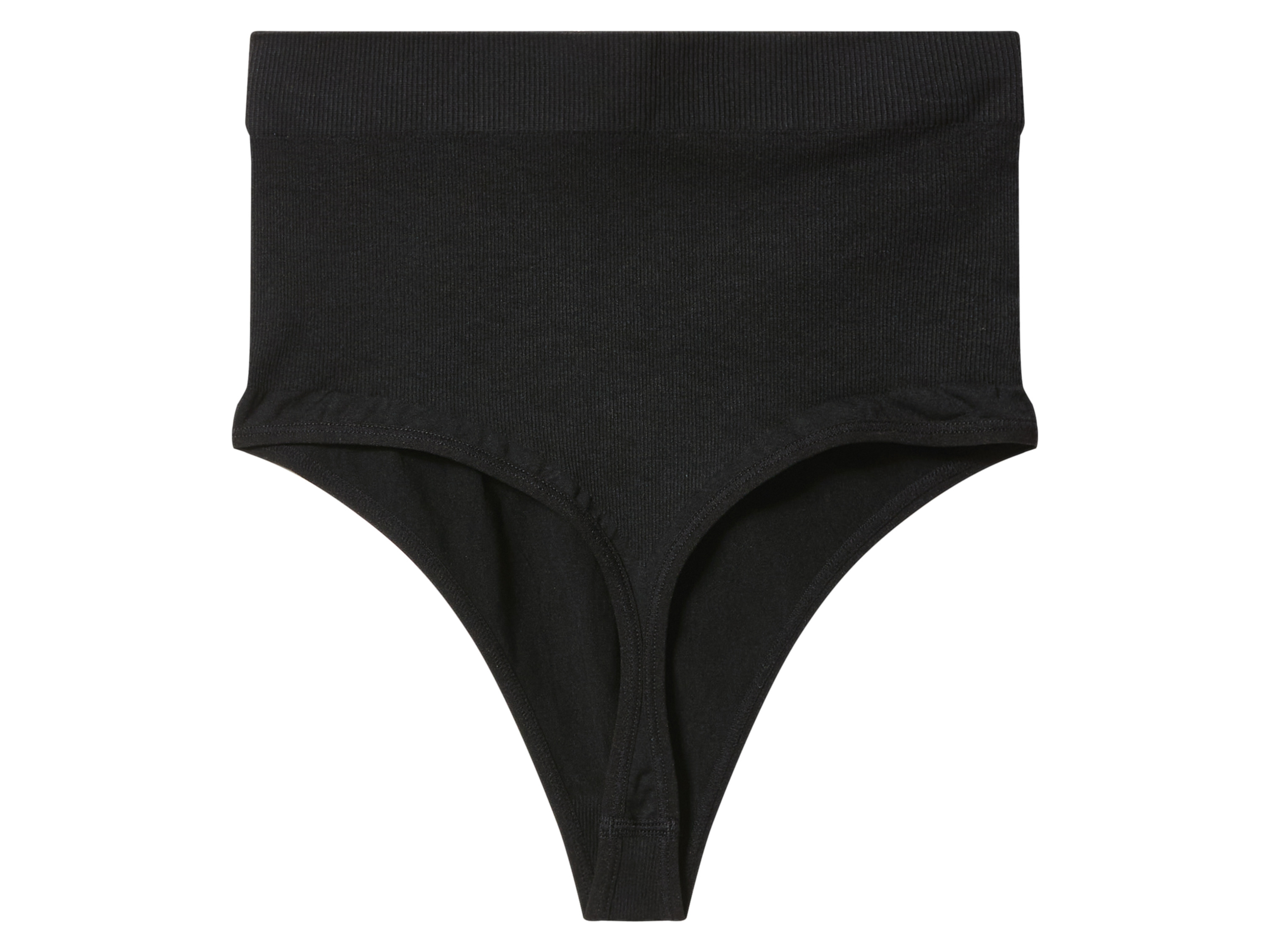 esmara® Dámské bezešvé kalhotky Tanga (černá, S(36/38))