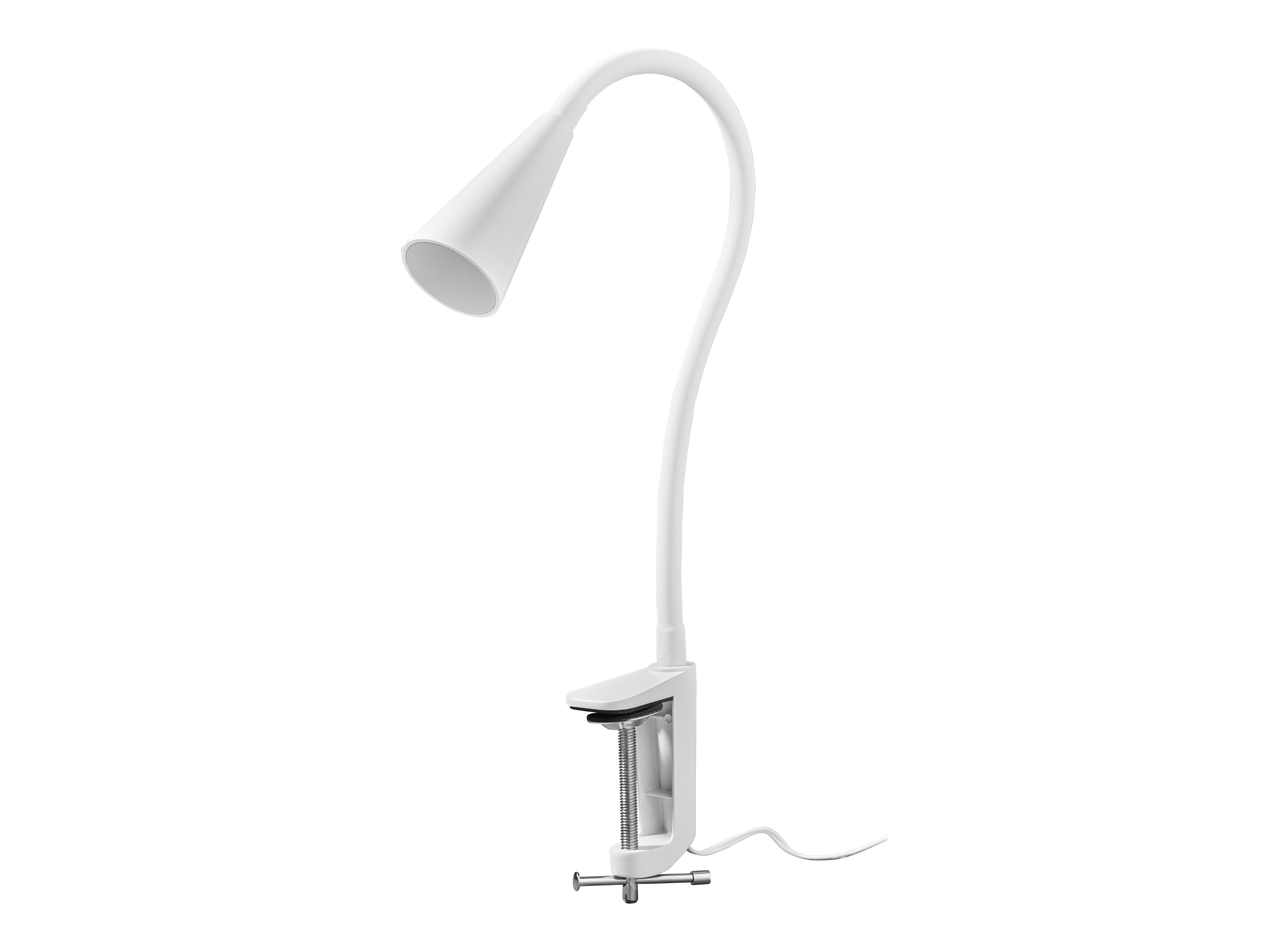 Livarno® Stolní LED lampa Freya (Led lampa s upnutím, bílá)