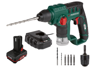 PARKSIDE® Aku vrtací kladivo PBHA 12 A1, 4 Ah