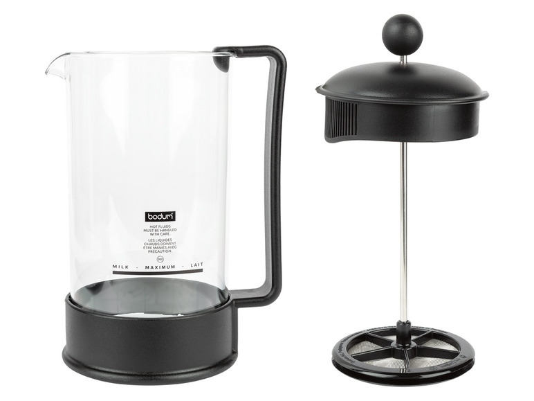 Černá Bodum French press se skleněnou konvicí