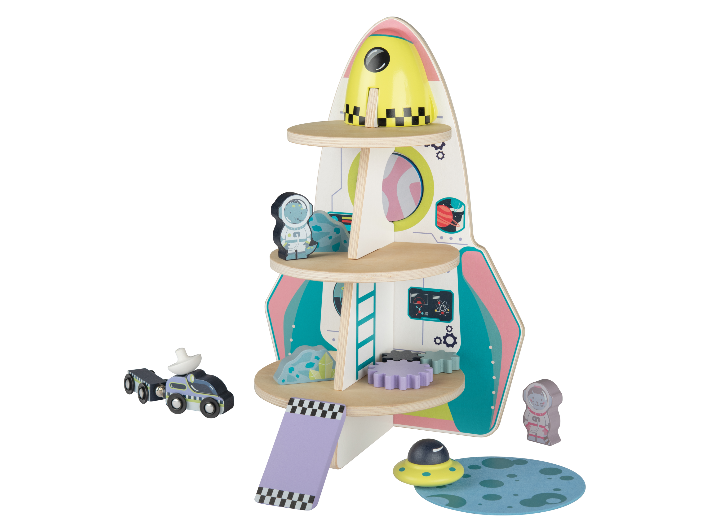 Playtive Dřevěná raketa