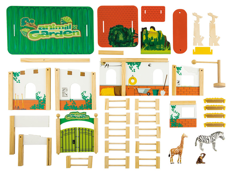  Zobrazit na celou obrazovku Playtive Dřevěná zoologická zahrada - Obrázek 8