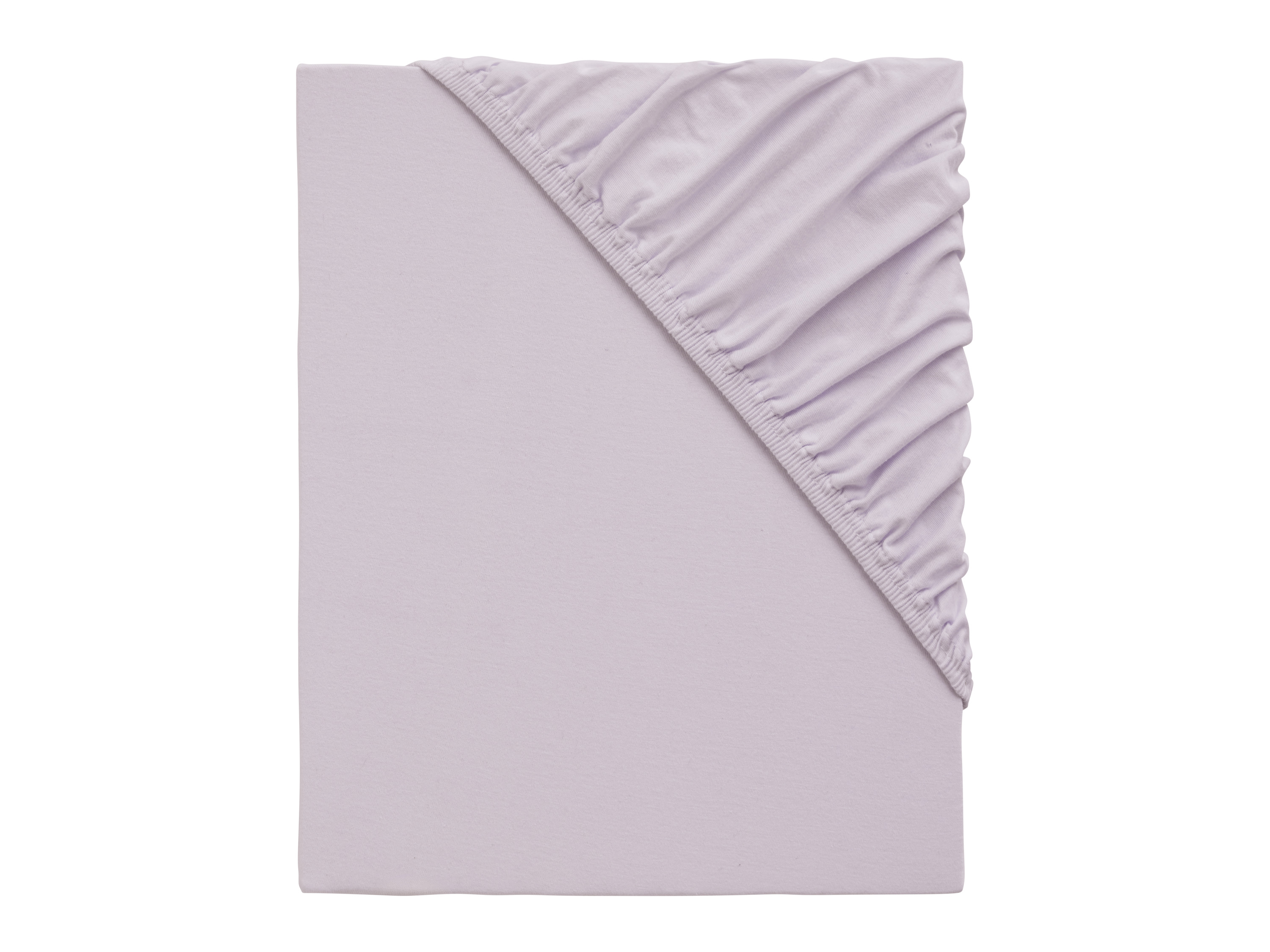 Emma Žerzejové napínací prostěradlo, 90–100 x 200 cm (světle růžová)