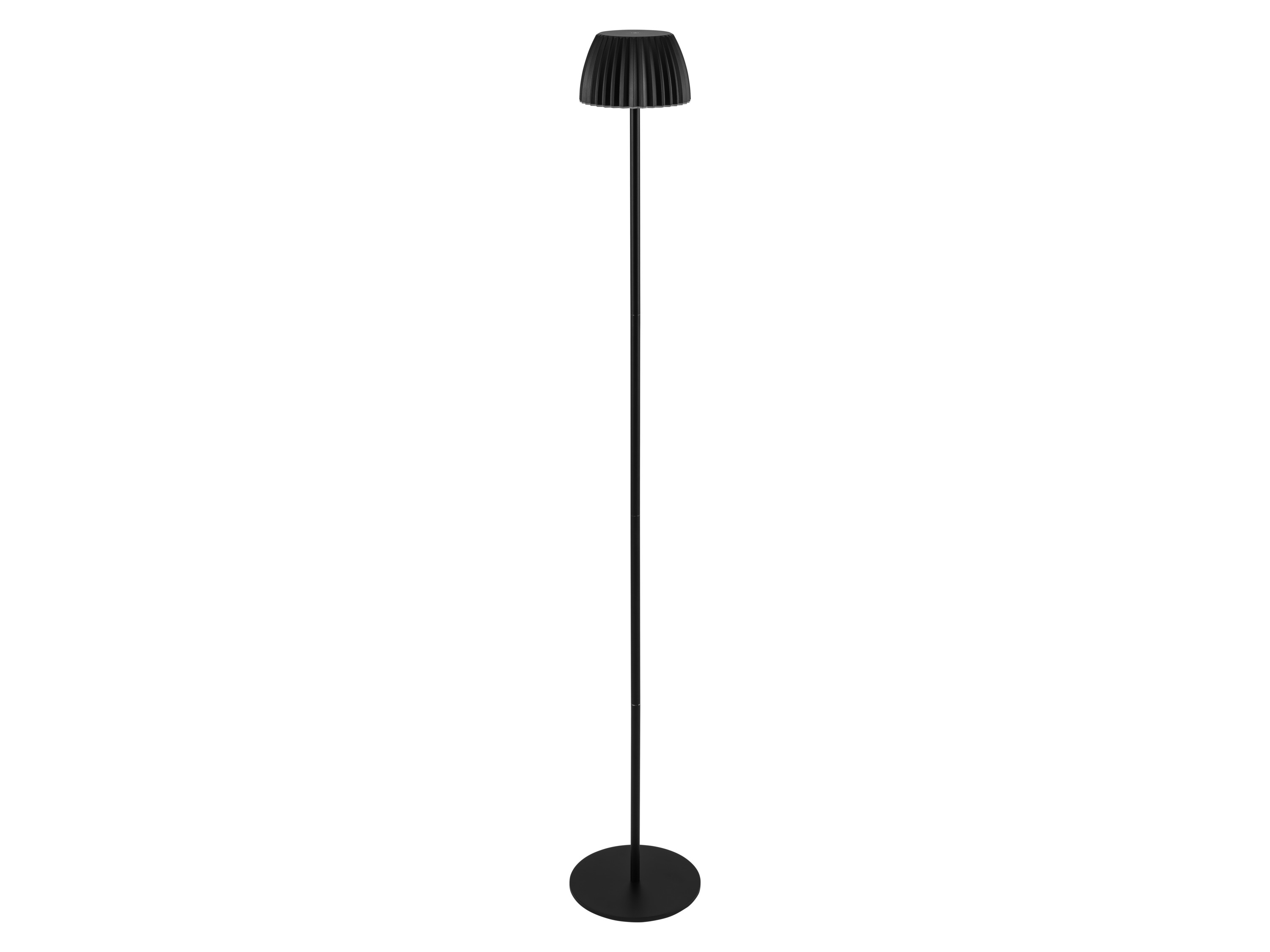 Livarno® Aku stojací LED lampa s USB a dotykovým stmívačem (černá)