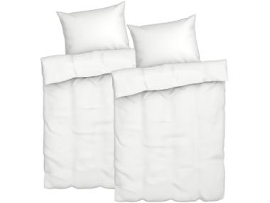 Mušelínové ložní povlečení, 140 x 200 cm, 70 x 90 cm, bílá, 2dílná sada