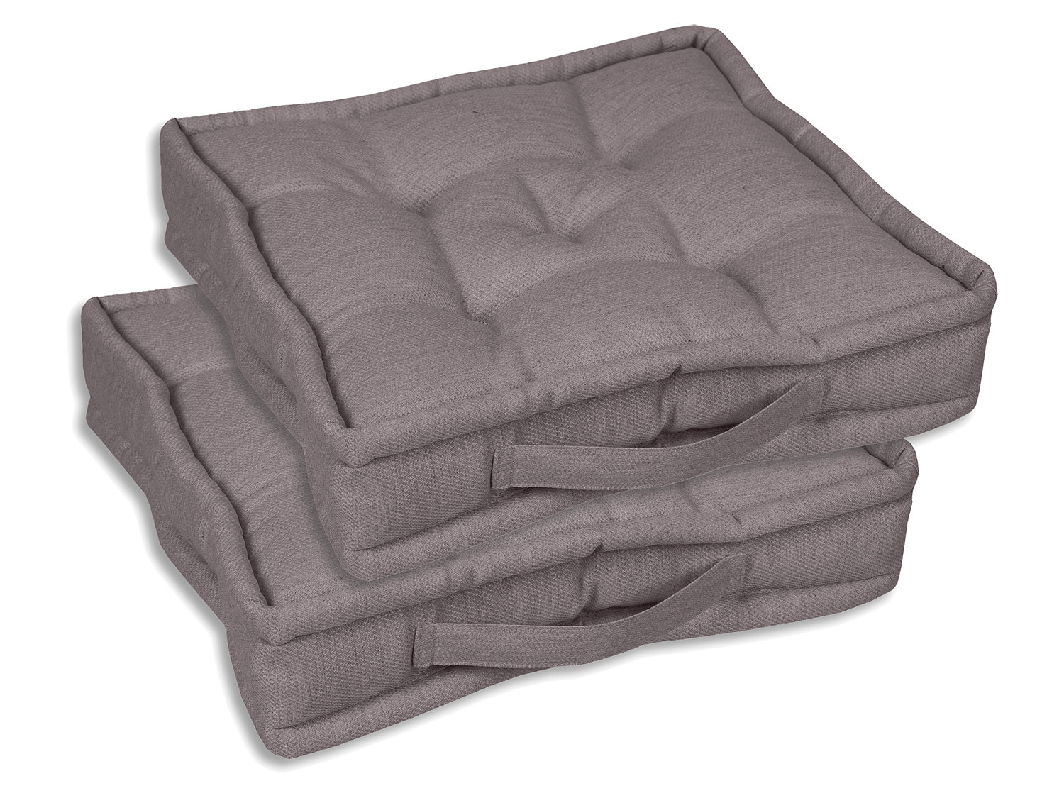Go-De Textil Sada zahradních podsedáků Uni (polštářek, 2 kusy, hnědá)