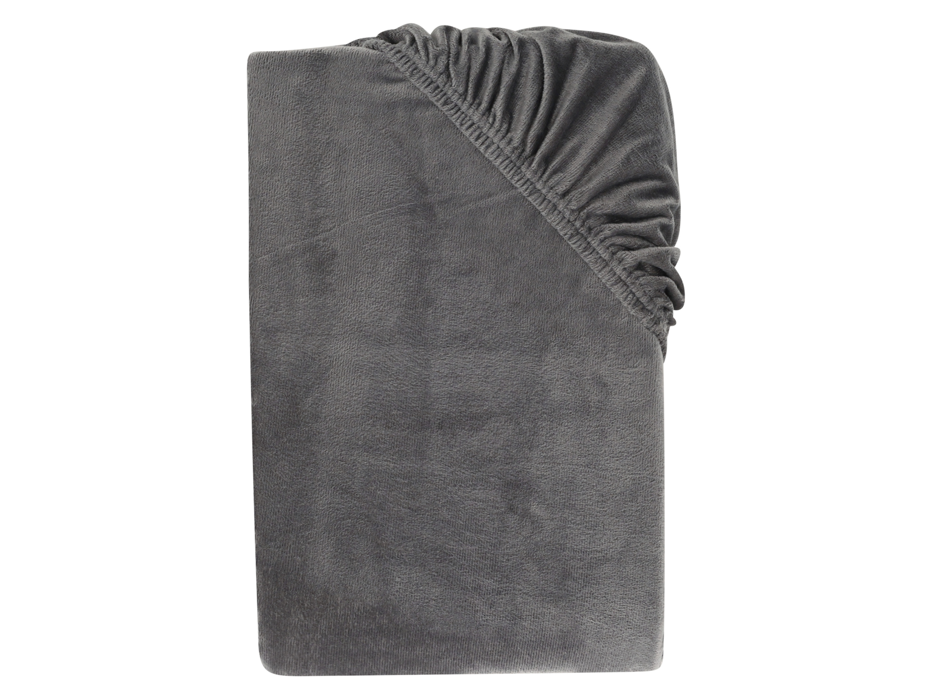 Livarno® Napínací plyšové prostěradlo, 180-200 x 200 cm (šedá)