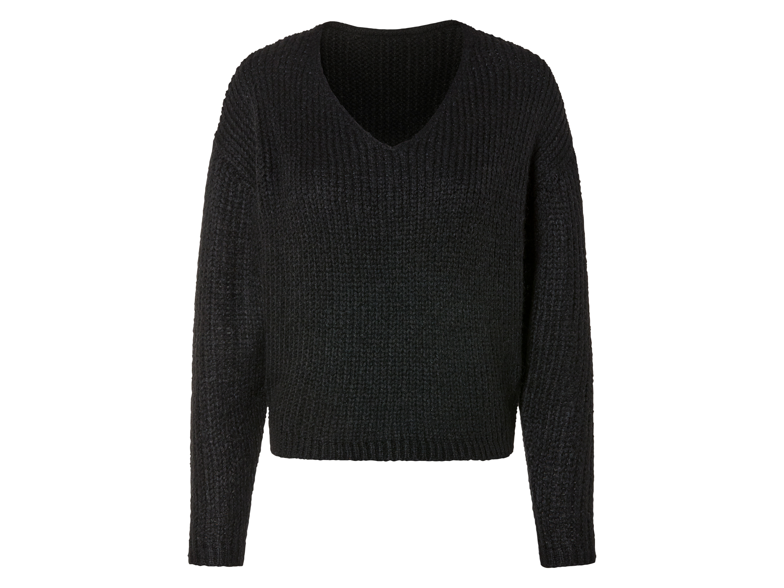 esmara® Dámský pletený svetr (S (36/38), černá)