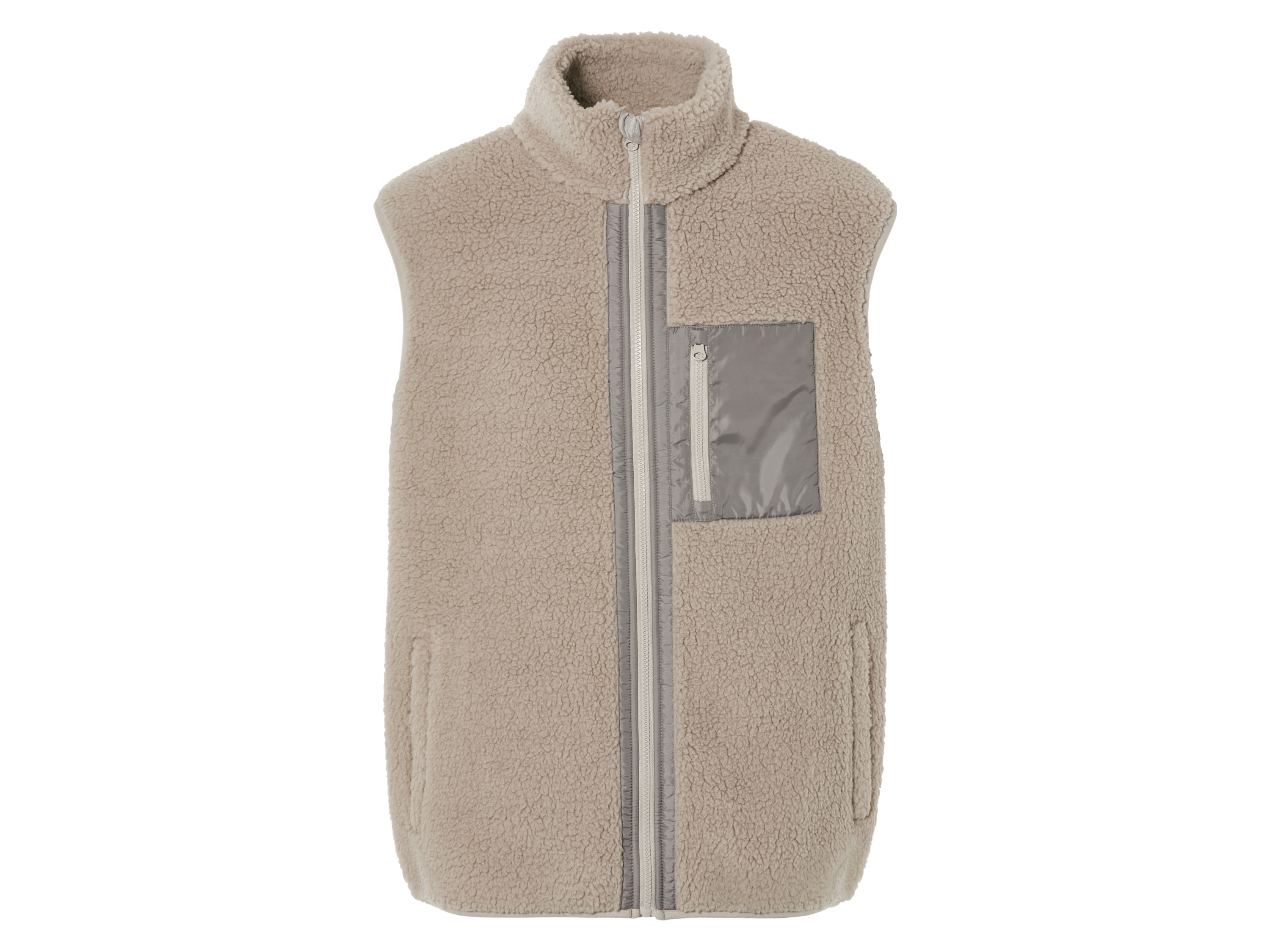 Livergy® Pánská plyšová vesta (L(52/54), béžová)