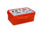 Oranžový obědový box s motivem Mickey Mouse na víku