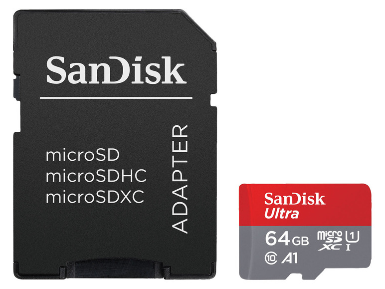  Zobrazit na celou obrazovku SanDisk Paměťová karta a USB, 64 GB - Obrázek 2