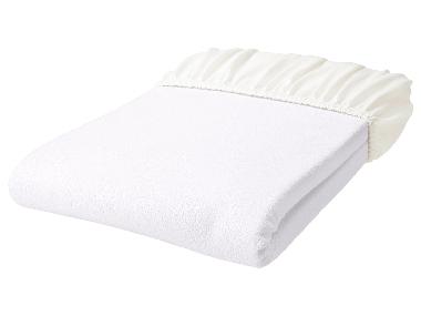 Nepropustné žerzejové froté napínací prostěradlo, 90-100 x 200 cm