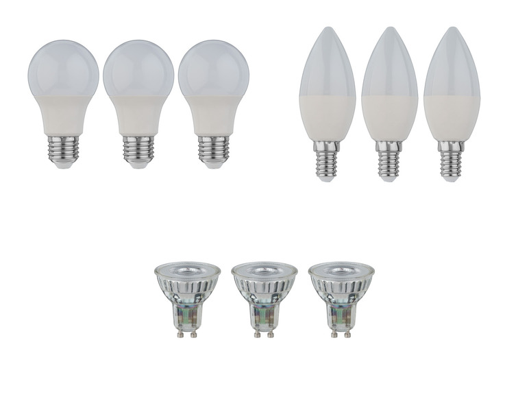  Zobrazit na celou obrazovku LIVARNO home LED žárovka, 3 kusy - Obrázek 1