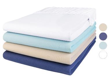 LIVARNO home Žerzejové napínací prostěradlo, 140-160 x 200 cm