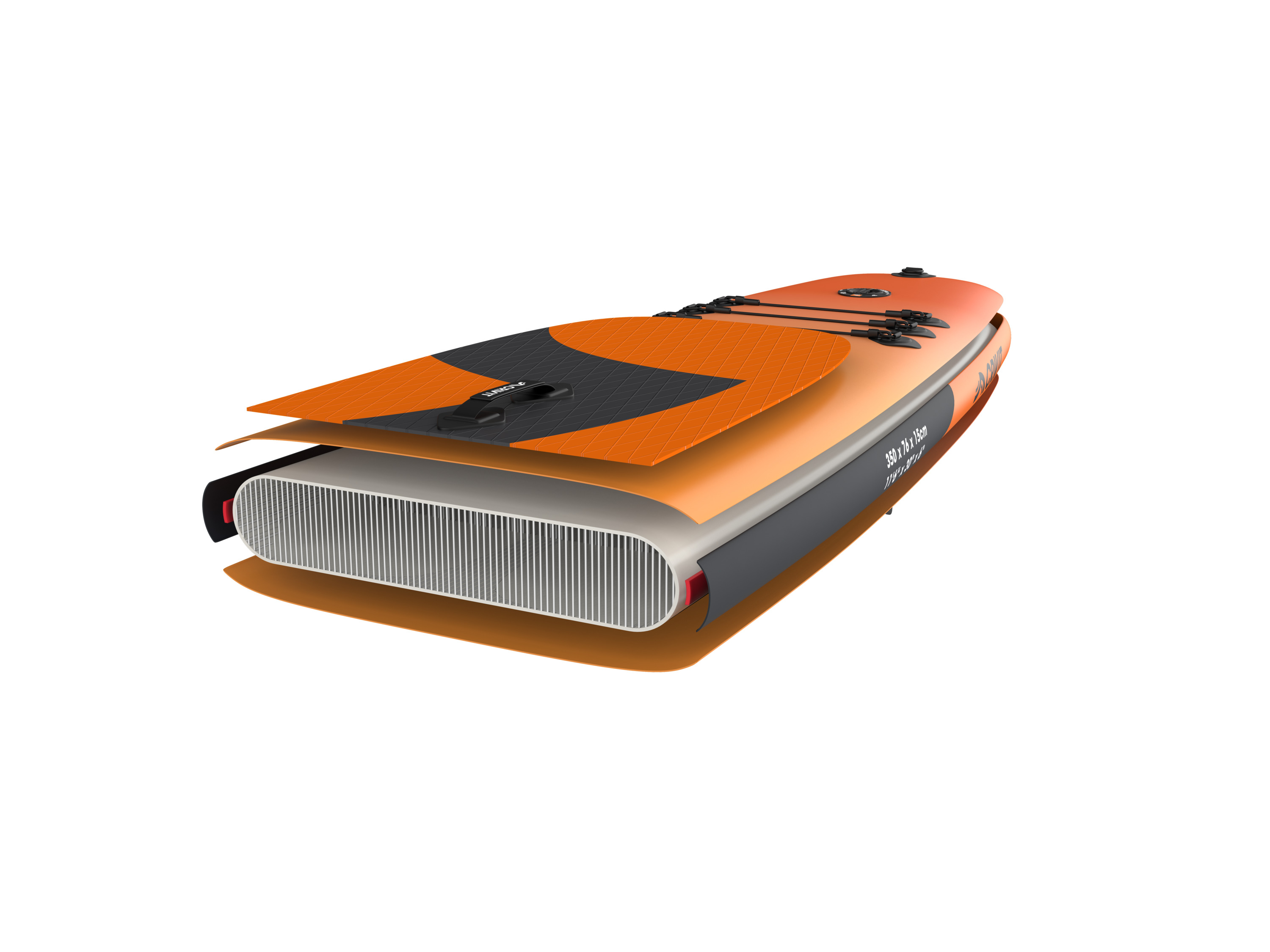CRIVIT Jednokomorový paddleboard Touring Light Weight 11'6", základní sada - 8