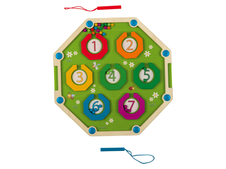  Zobrazit na celou obrazovku Playtive Dřevěná výuková hra Montessori - počítání - Obrázek 5
