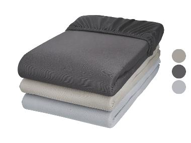 LIVARNO® Žerzejové napínací prostěradlo, 180-200 x 200 cm