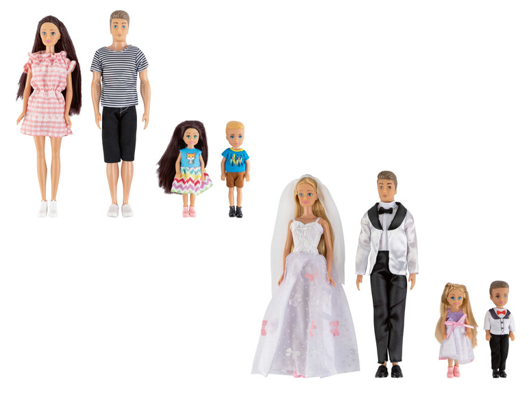  Zobrazit na celou obrazovku Playtive Fashion Doll rodina panenek - Obrázek 1