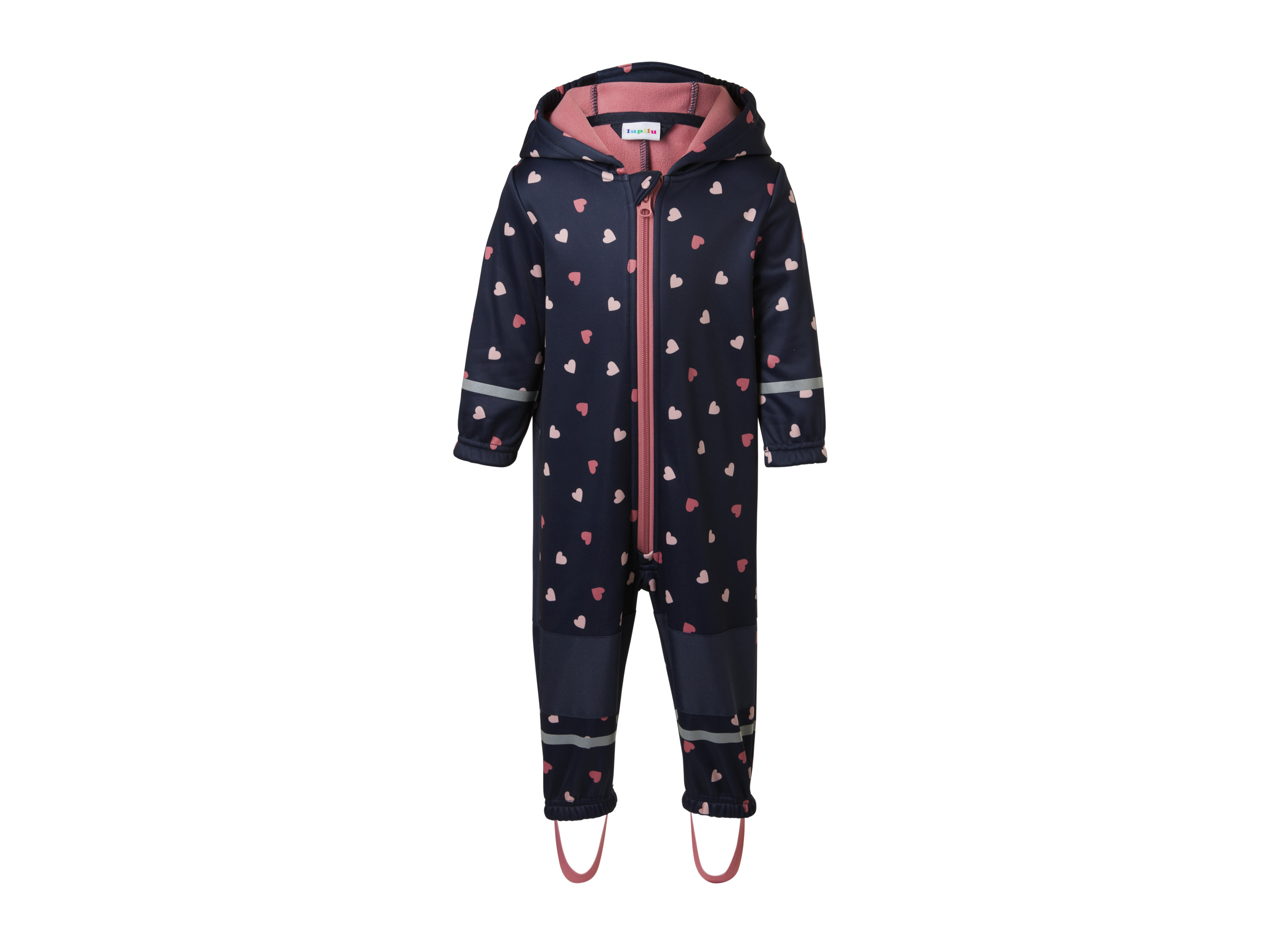 Lupilu® Dívčí softshellový overal s podšívkou (navy modrá, 98/104)