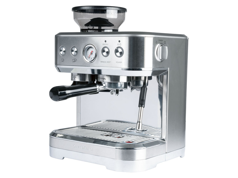 Zobrazit na celou obrazovku SILVERCREST® KITCHEN TOOLS Profesionální espresso kávovar s integrovaným mlýnkem SSMP 1770 A2 - Obrázek 1