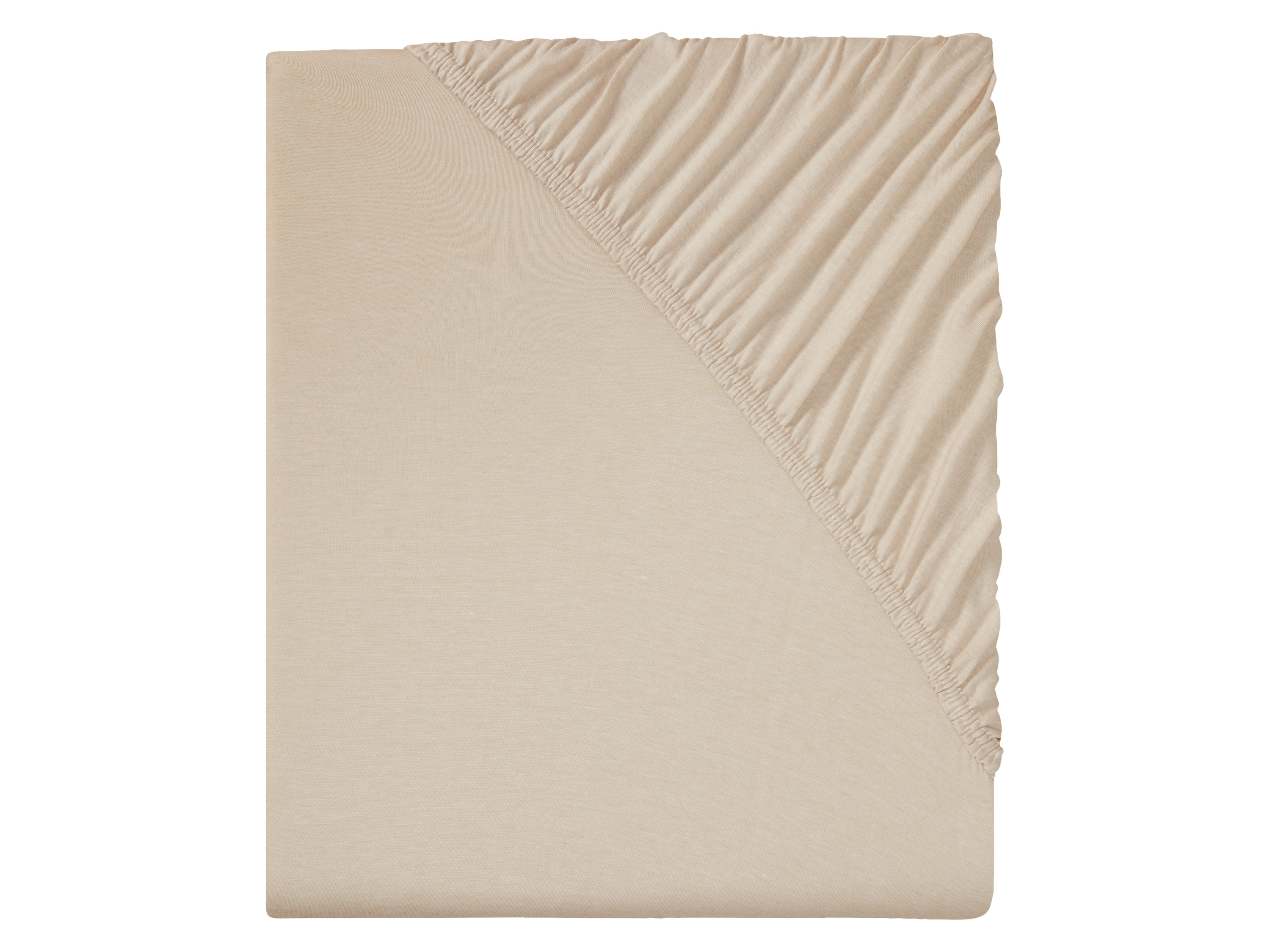 Livarno home Žerzejové napínací prostěradlo 90-100 x 200 cm (béžová)