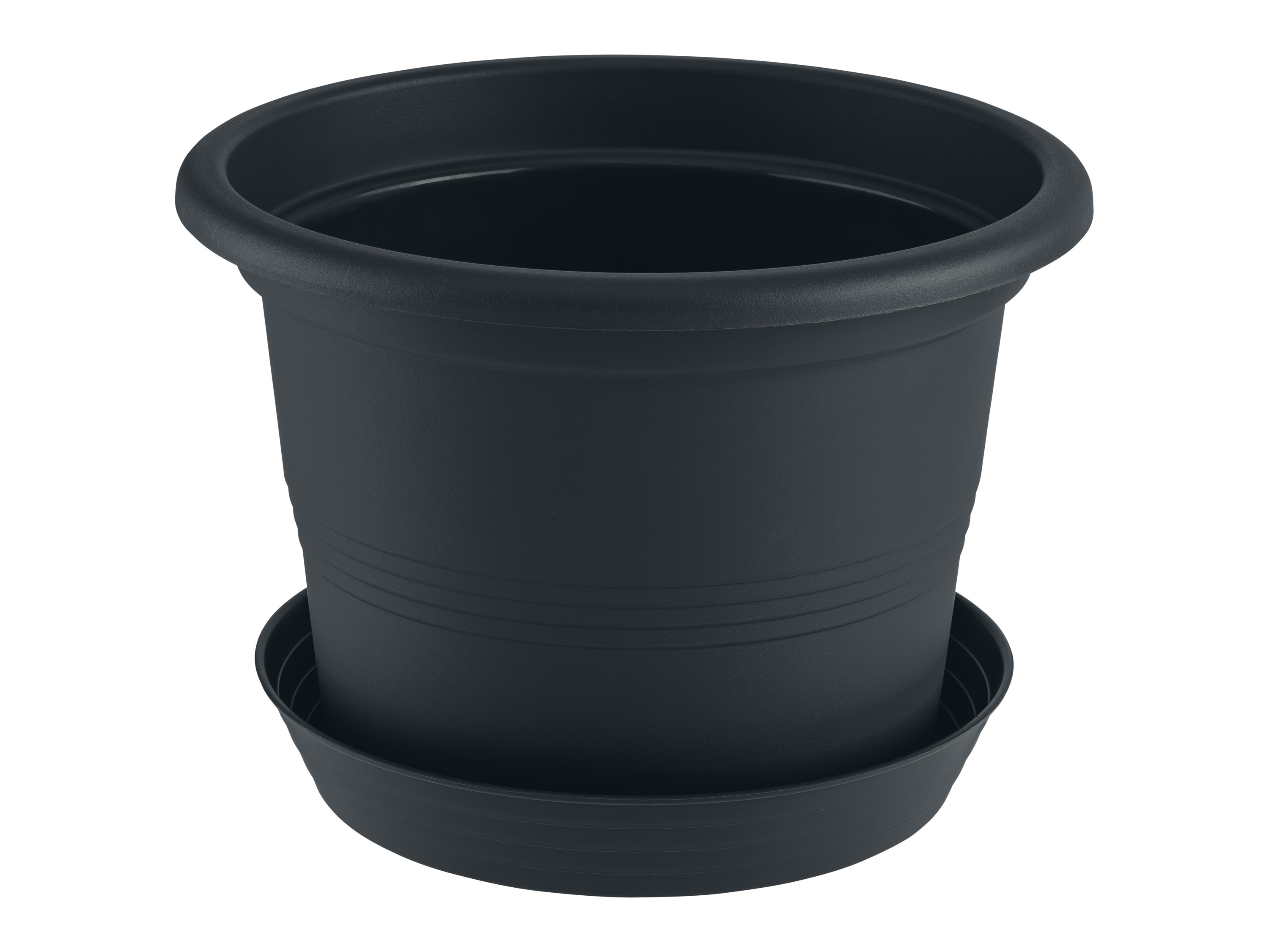 Parkside® Květináč s miskou Winchester, Ø 28 cm (antracitová)