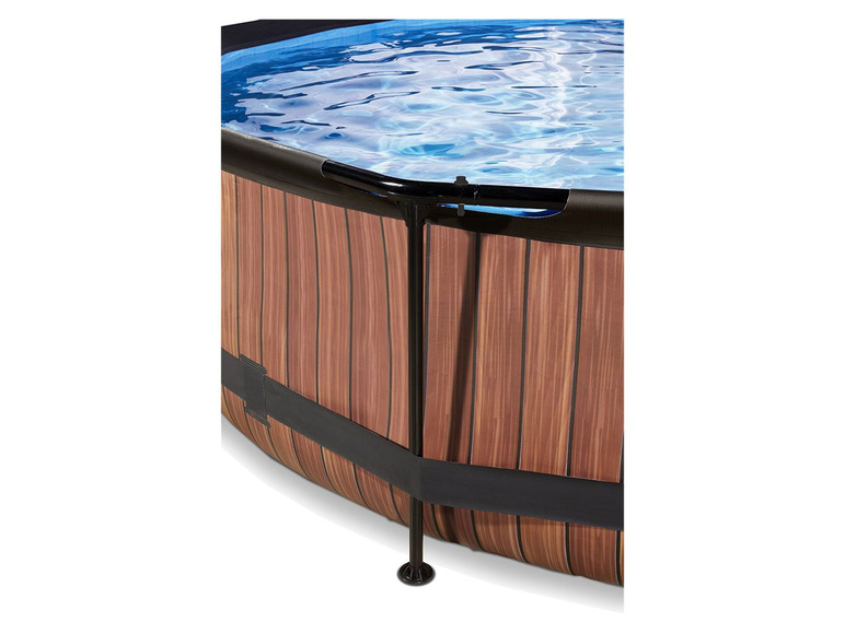 Zobrazit na celou obrazovku EXIT Bazén s krytem a filtračním zařízením "Wood", Ø 3 x 0,76 m - Obrázek 3