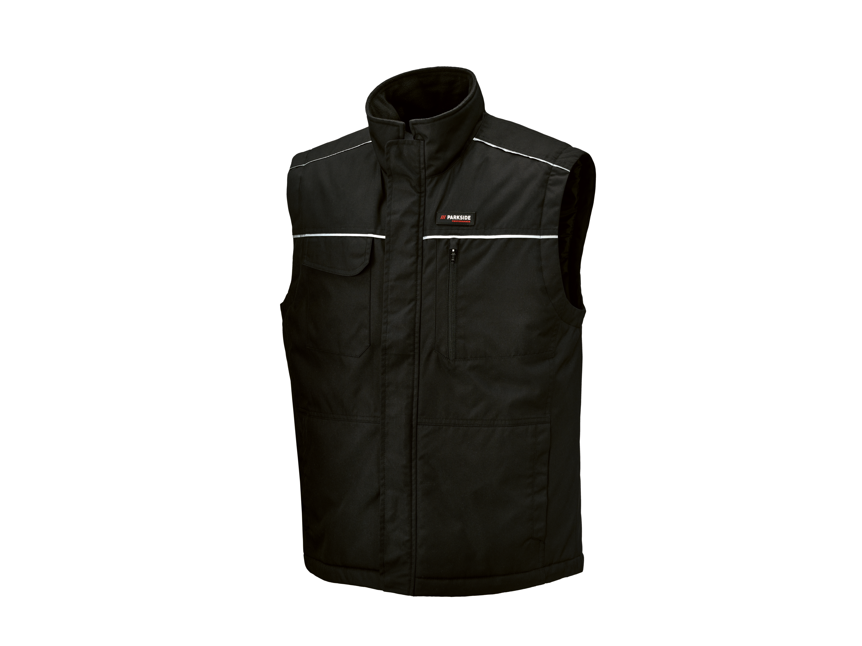 Parkside Performance® Pánská pracovní vesta, větruodolná (černá, XL (56/58))