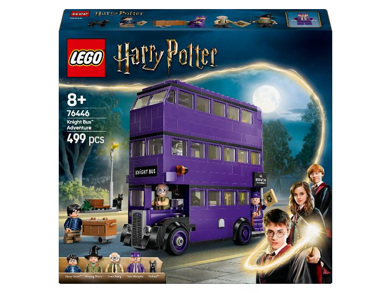 Sada LEGO Harry Potter Rytířský autobus s figurkami.