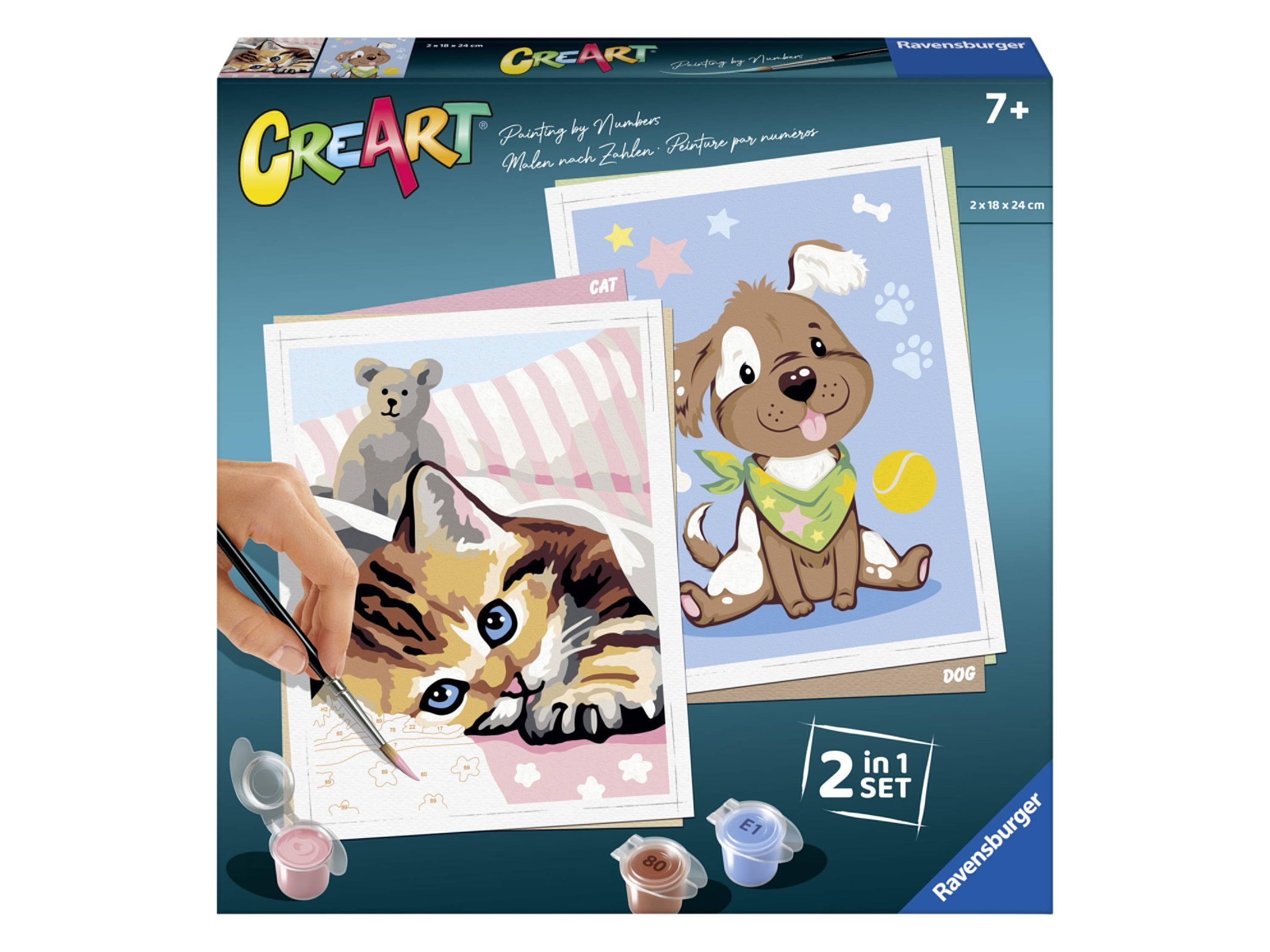 Ravensburger Malování podle čísel (Oblíbená zvířata)
