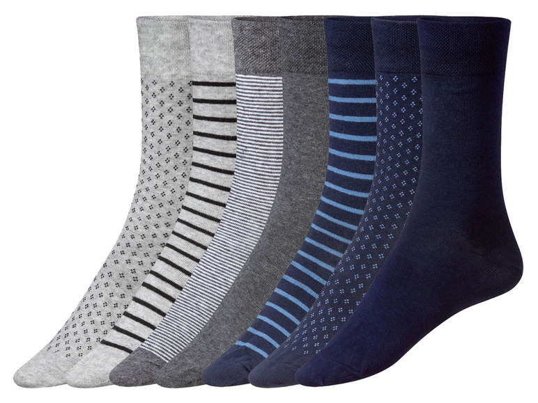  Zobrazit na celou obrazovku LIVERGY® Pánské ponožky s BIO bavlnou, 7 párů - Obrázek 4