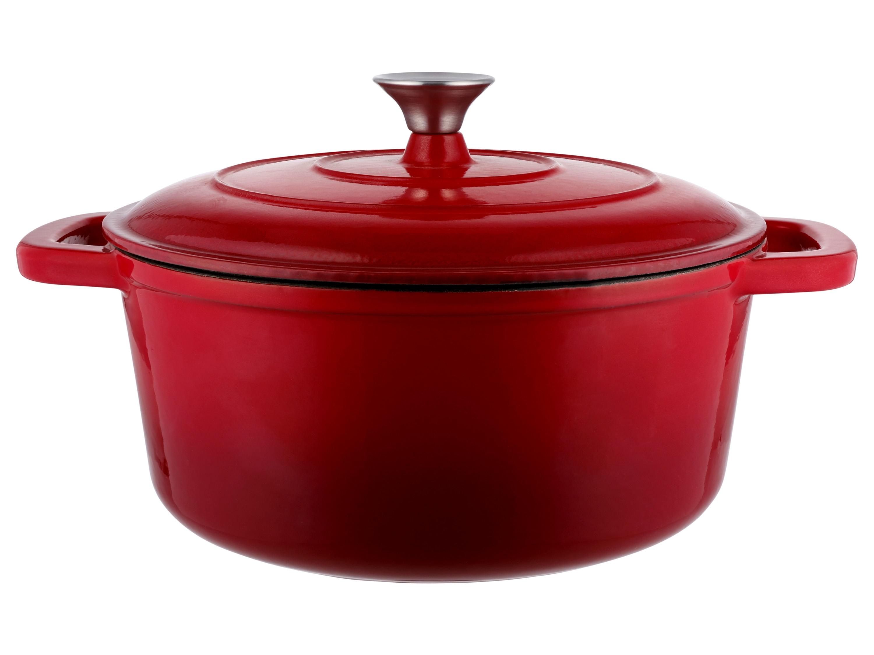 Silvercrest® Litinový hrnec, Ø 28 cm (červená)