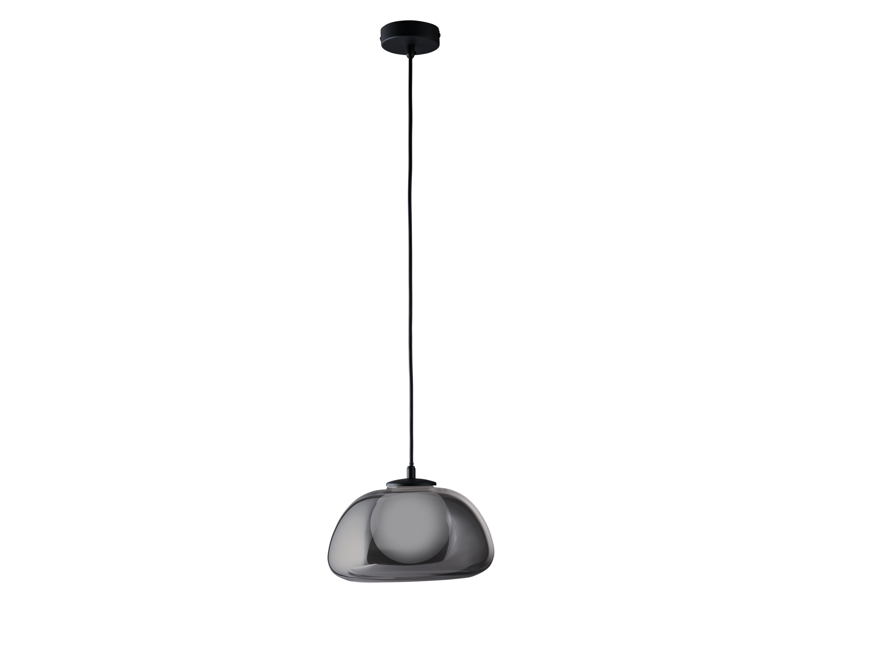 Livarno home Závěsné LED svítidlo Khepri (šedé sklo)