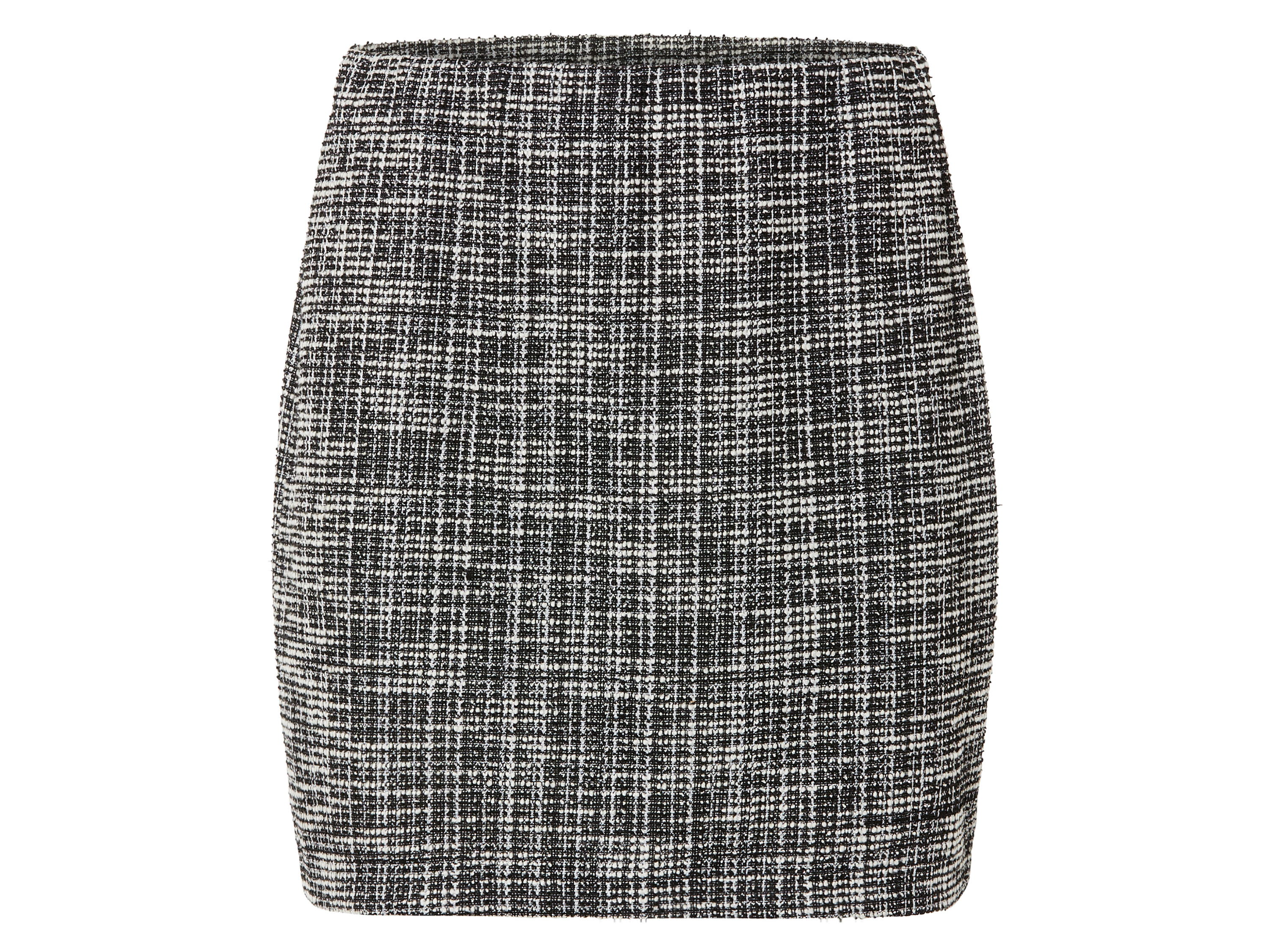 esmara® Dámská tvídová mini sukně (M (40/42), černá)
