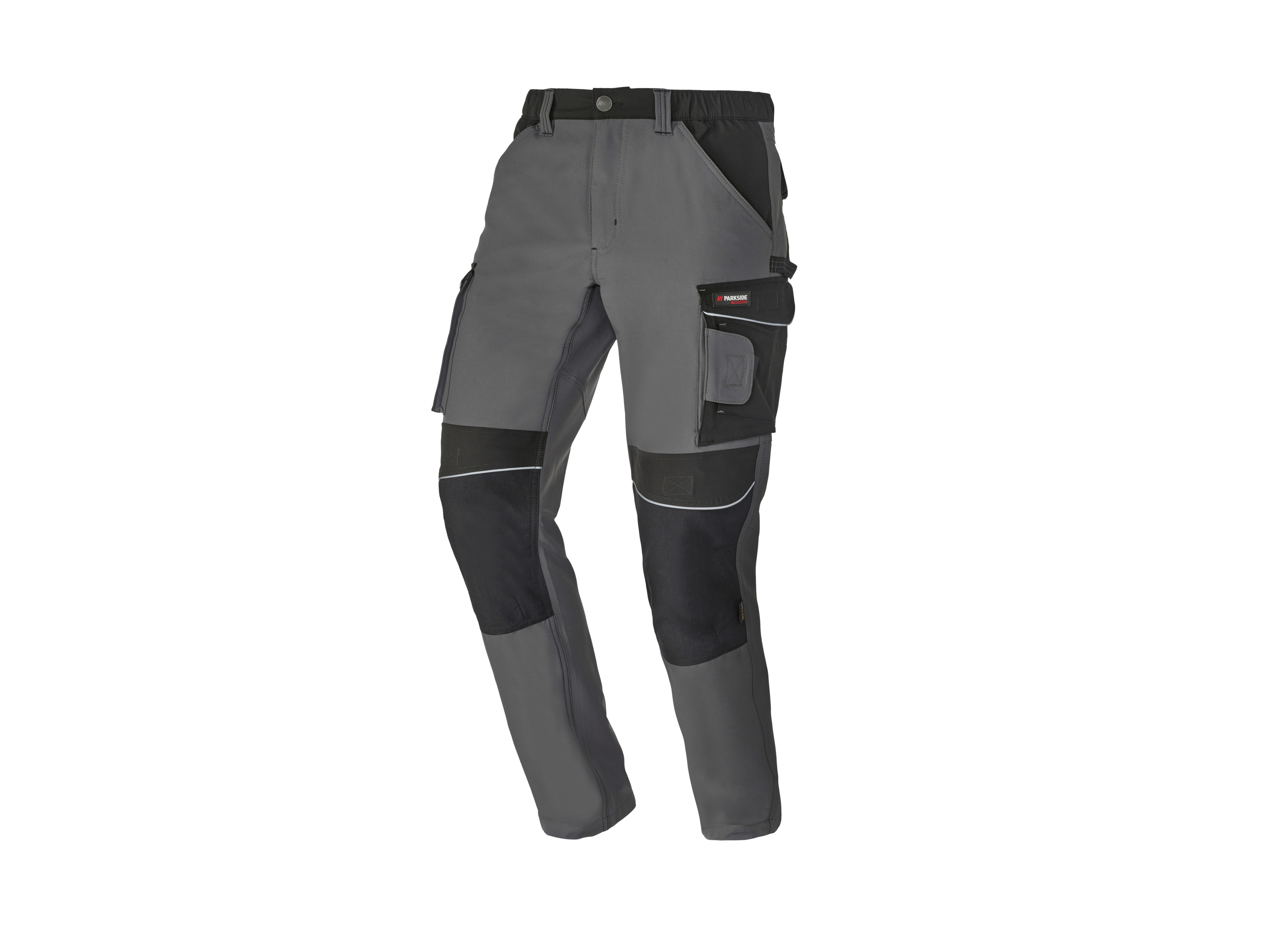 Parkside Performance® Pánské pracovní kalhoty (šedá/černá, 58)