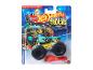 Hot Wheels Monster Trucks Slam Prix, modro-žlutý monster truck, zabalený.