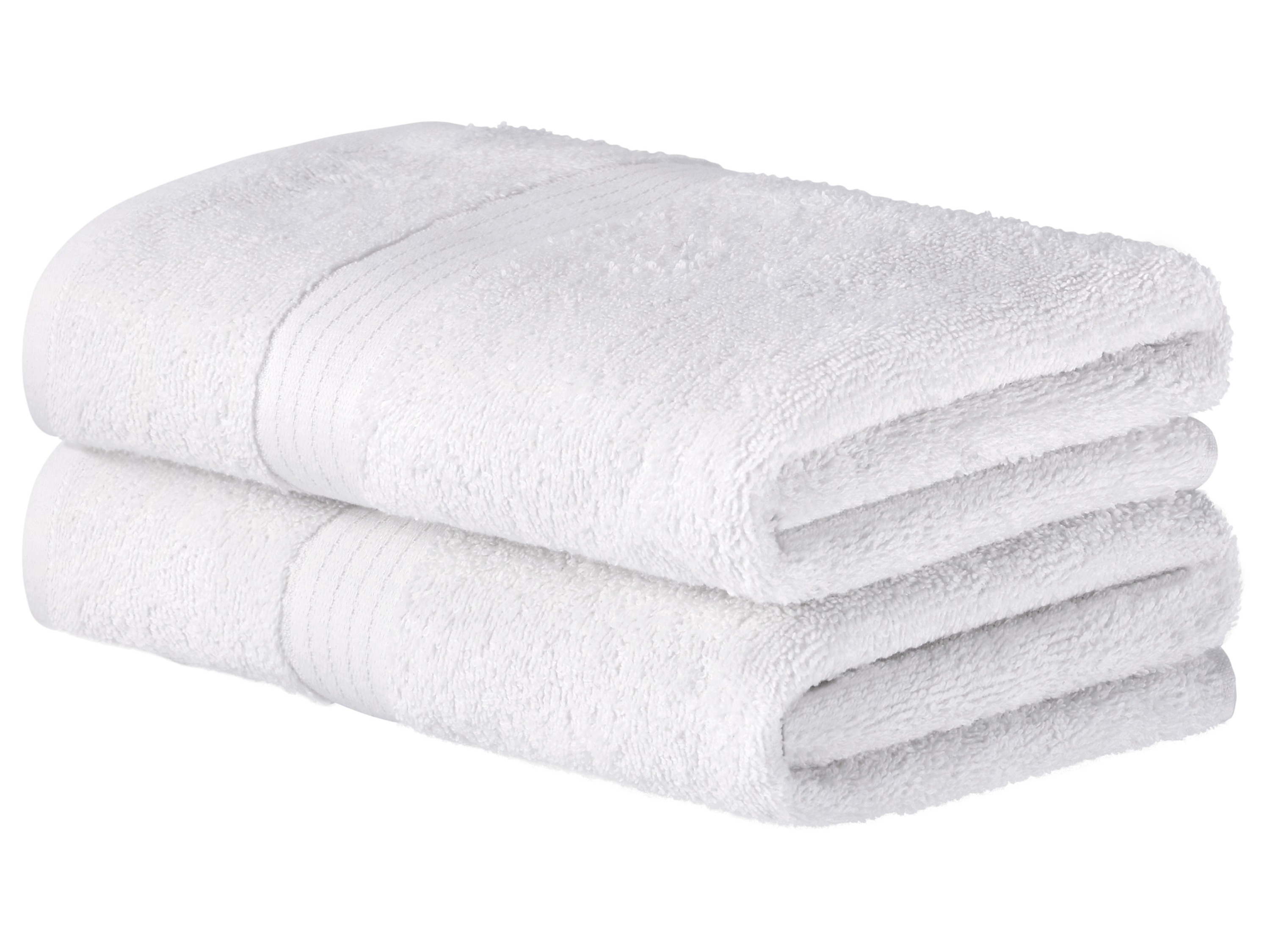 Livarno home Froté ručník, 50 x 100 cm, 500 g/m², 2 kusy (bílá)