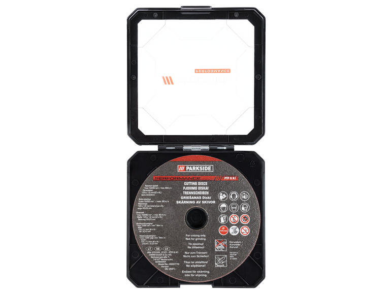  Zobrazit na celou obrazovku PARKSIDE PERFORMANCE® Řezný kotouč PTP 6 A1 / Hrubovací kotouč PSSP 2A1 - Obrázek 5