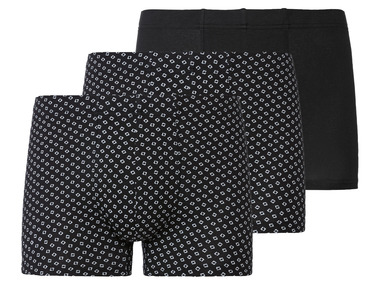LIVERGY® Pánské boxerky s BIO bavlnou, 3 kusy