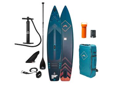 CRIVIT Sada paddleboardu Touring Light Weight 11'6", pumpy a pádla