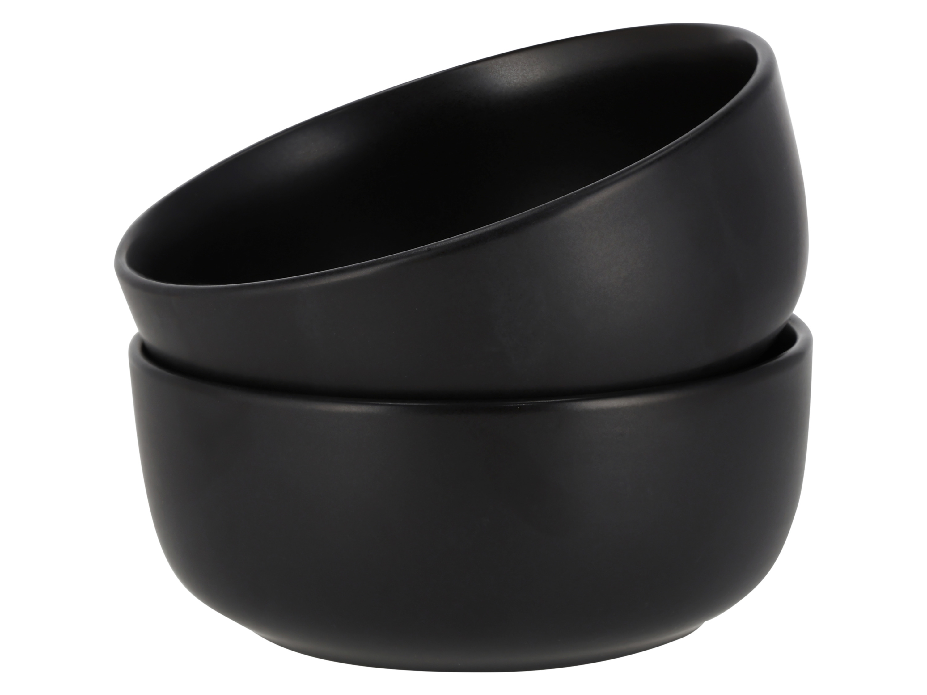 Silvercrest® Sada misek / talířů / šálků, 2dílná (sada misek, černá)