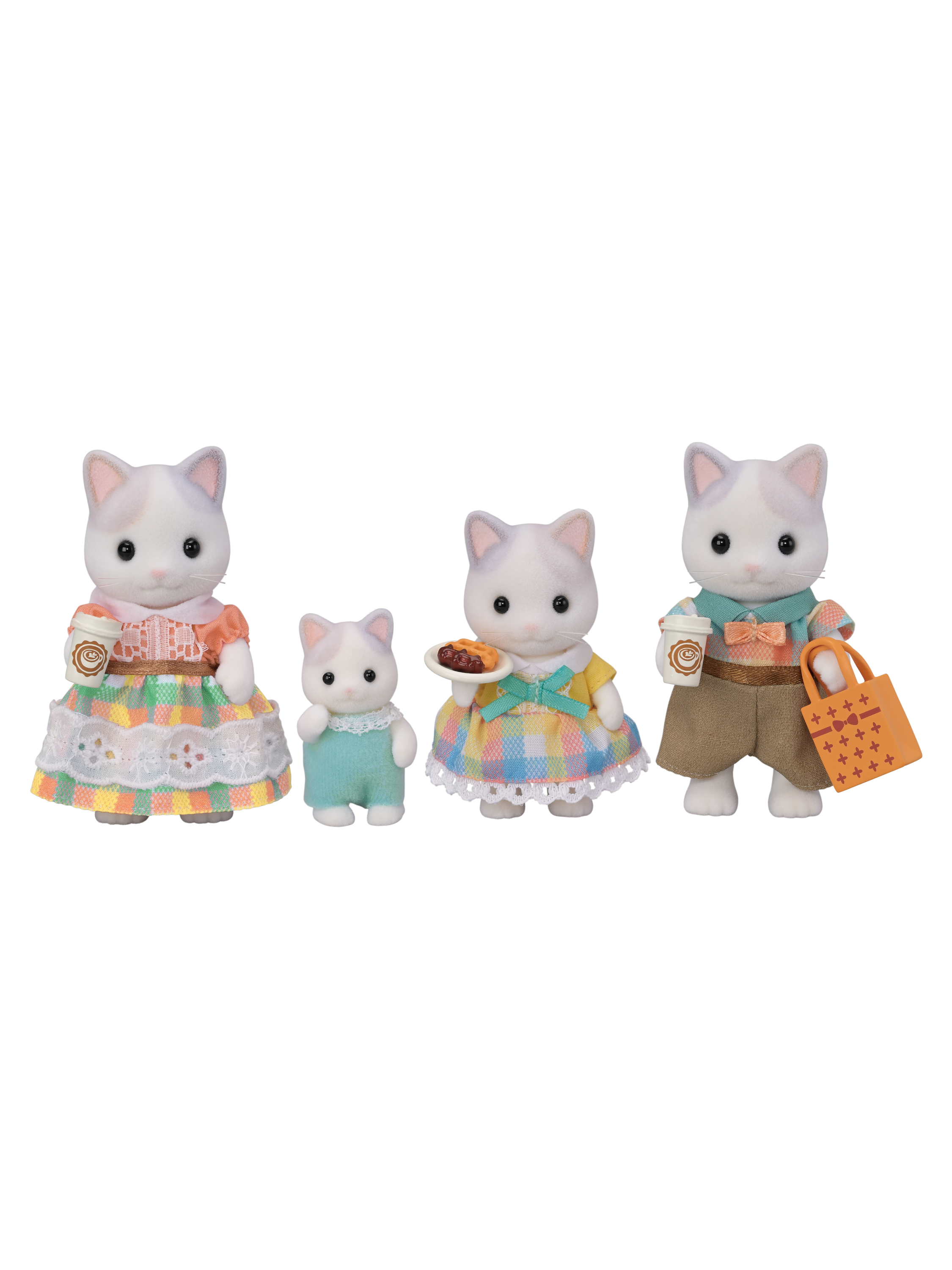 Sylvanian Families Sběratelská figurka Rodina (Mléčné kočky)